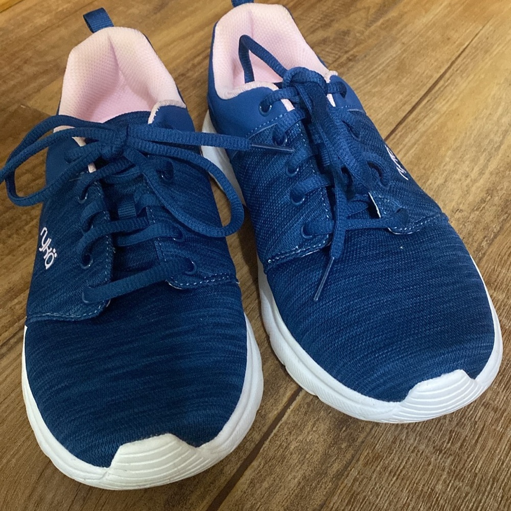 Ryka Wren Athletic Sneaker shoes Navy & light pink size 7.5 - Picture 5 of 9